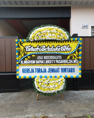 Papan Bunga Duka di Sukabares